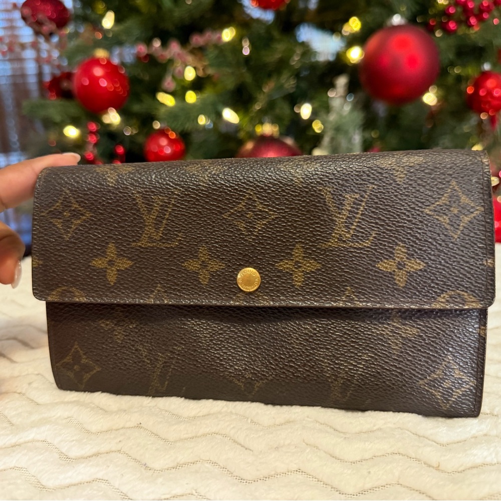 Louis Vuitton Dark Brown Monogram Wallet